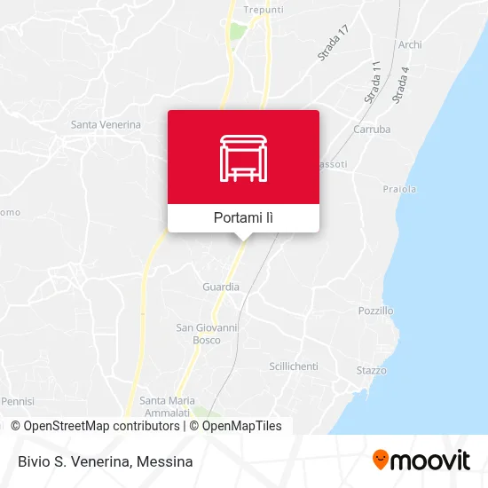 Mappa Bivio S. Venerina
