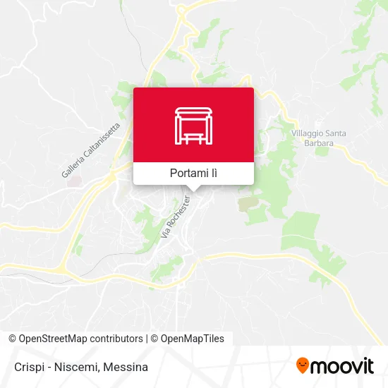 Mappa Crispi - Niscemi