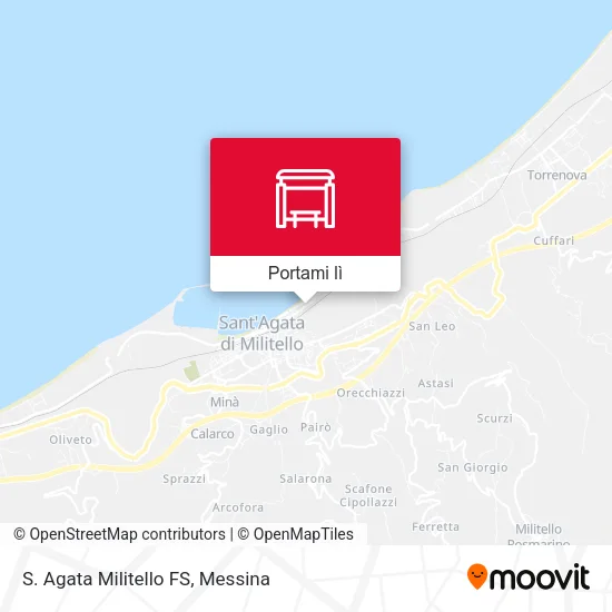 Mappa S. Agata Militello FS
