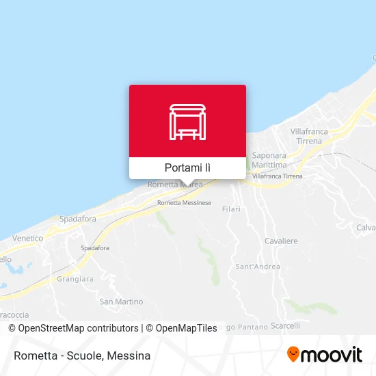 Mappa Rometta - Scuole