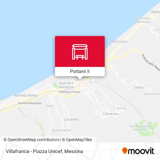 Mappa Villafranca - Piazza Unicef