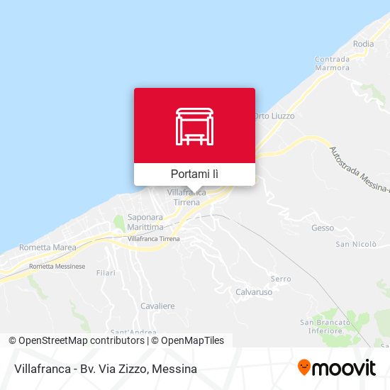 Mappa Villafranca - Bv. Via Zizzo