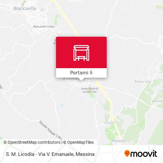 Mappa S. M. Licodia  - Via V. Emanuele