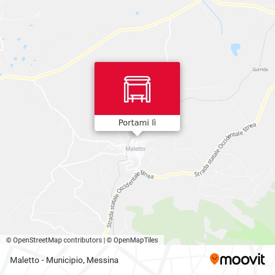 Mappa Maletto - Municipio