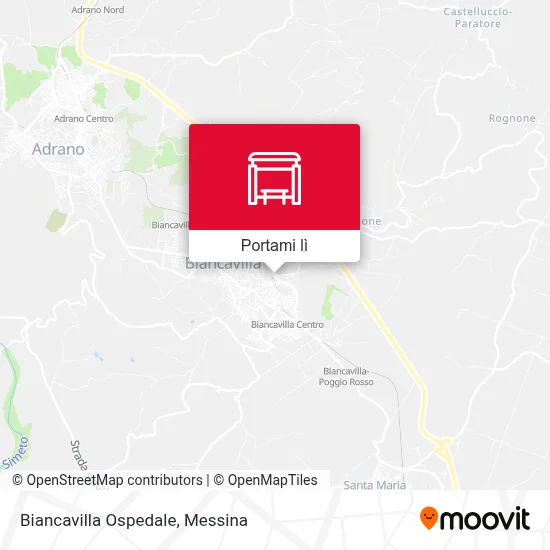 Mappa Biancavilla Ospedale