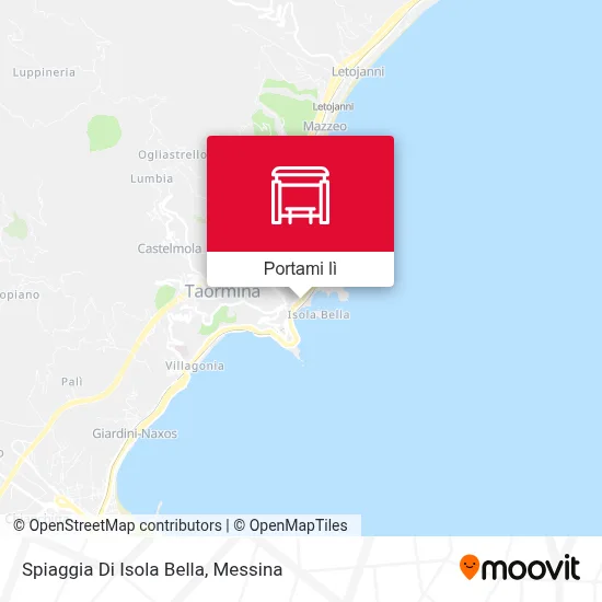 Mappa Spiaggia Di Isola Bella