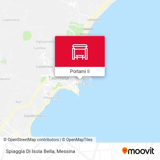 Mappa Spiaggia Di Isola Bella