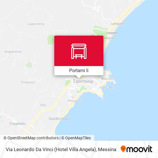 Mappa Via Leonardo Da Vinci (Hotel Villa Angela)