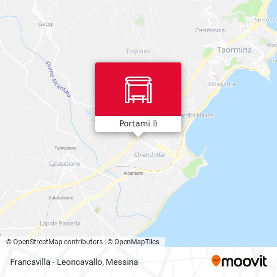 Mappa Francavilla - Leoncavallo