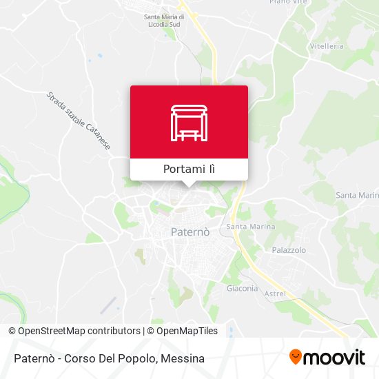 Mappa Paternò - Corso Del Popolo