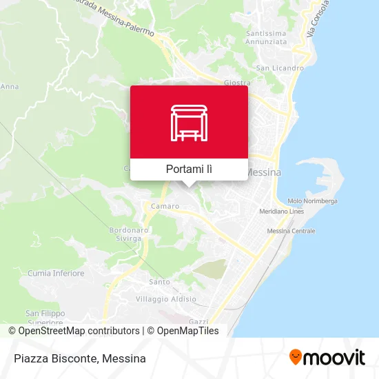 Mappa Piazza Bisconte