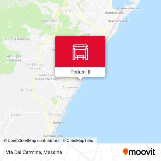 Mappa Via Del Carmine