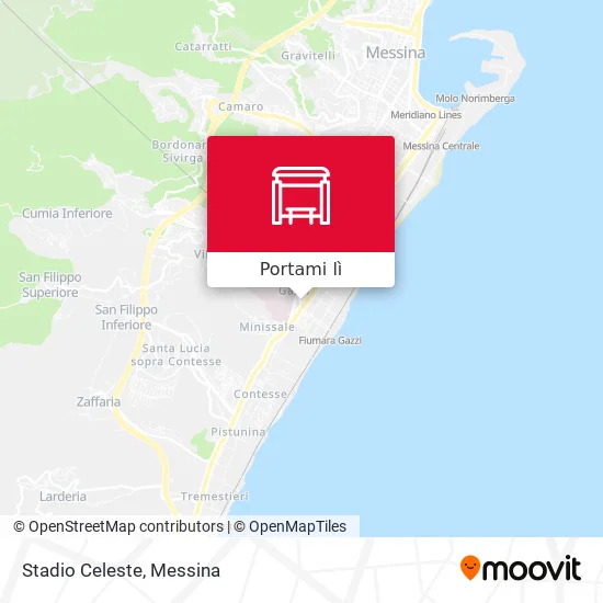 Mappa Stadio Celeste