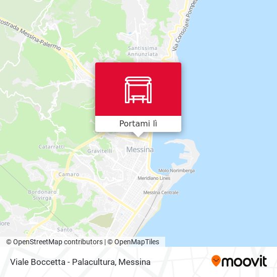 Mappa Viale Boccetta - Palacultura