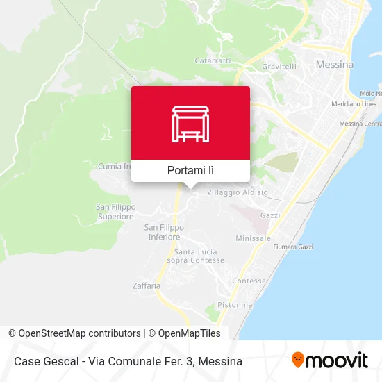Mappa Case Gescal - Via Comunale Fer. 3
