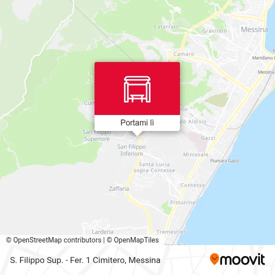 Mappa S. Filippo Sup. - Fer. 1 Cimitero