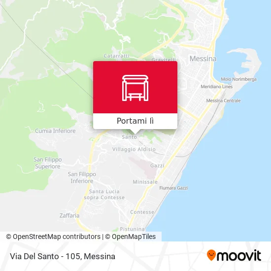 Mappa Via Del Santo - 105