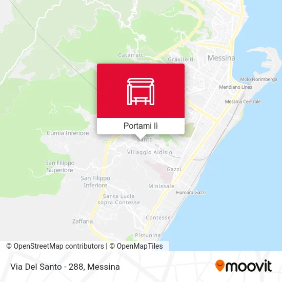 Mappa Via Del Santo - 288