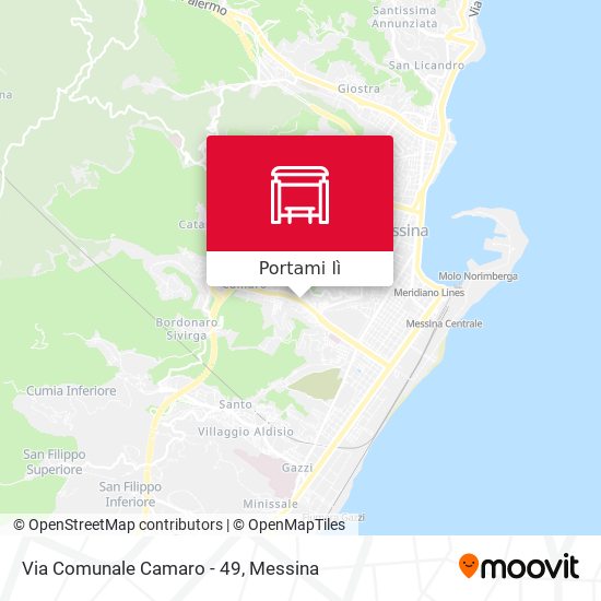 Mappa Via Comunale Camaro - 49