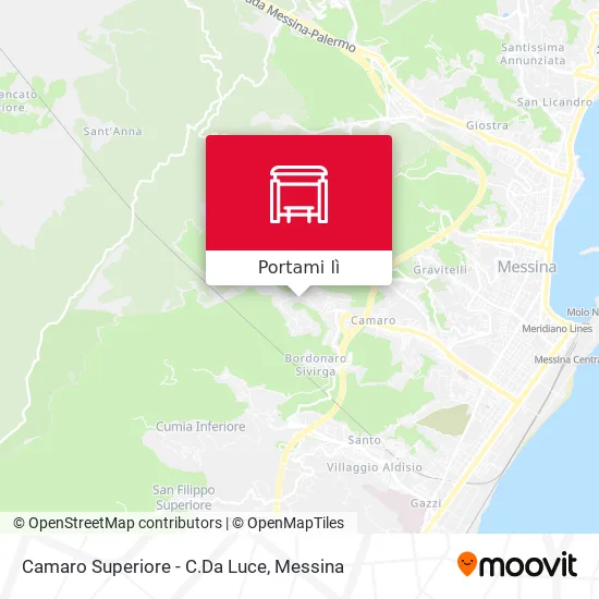 Mappa Camaro Superiore - C.Da Luce