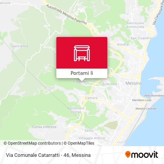 Mappa Via Comunale Catarratti - 46