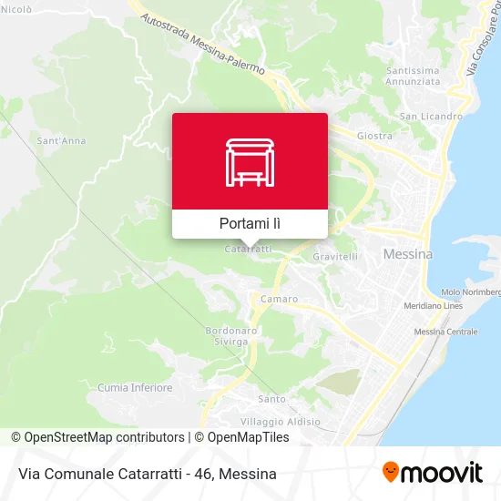 Mappa Via Comunale Catarratti - 46