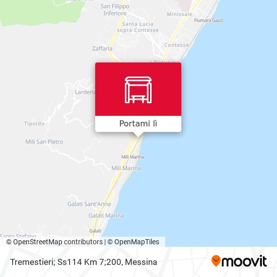 Mappa Tremestieri; Ss114 Km 7;200