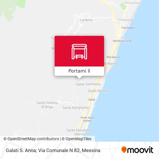 Mappa Galati S. Anna; Via Comunale N 82