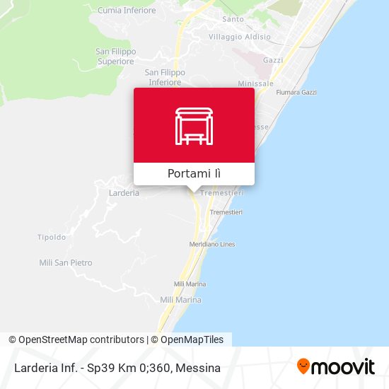 Mappa Larderia Inf. - Sp39 Km 0;360