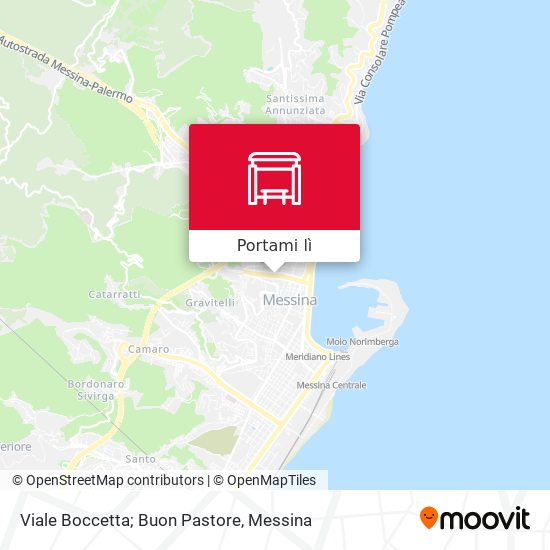 Mappa Viale Boccetta; Buon Pastore