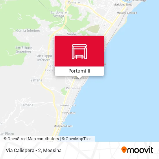 Mappa Via Calispera - 2