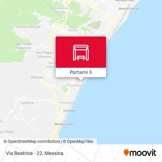 Mappa Via Beatrice - 22