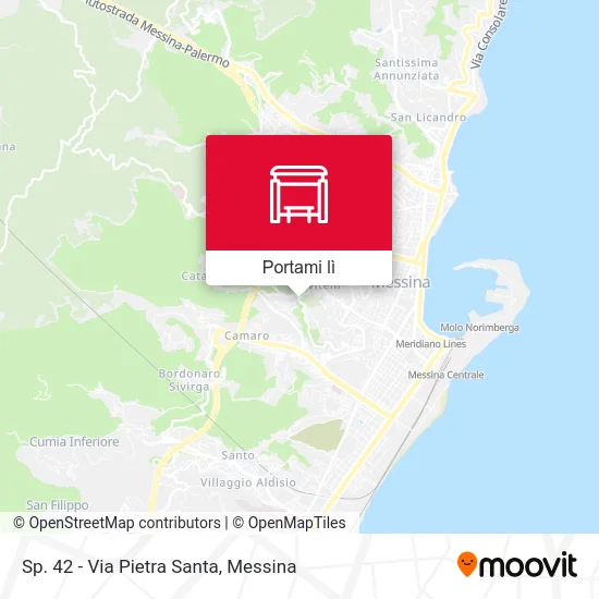 Mappa Sp. 42 - Via Pietra Santa