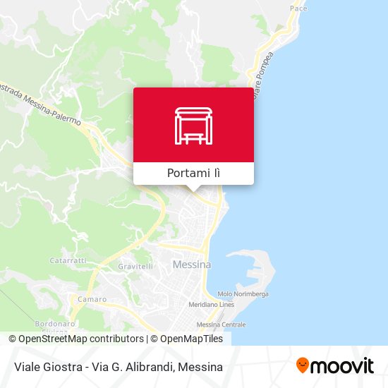 Mappa Viale Giostra - Via G. Alibrandi