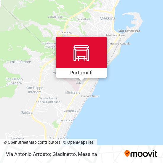 Mappa Via Antonio Arrosto; Giadinetto