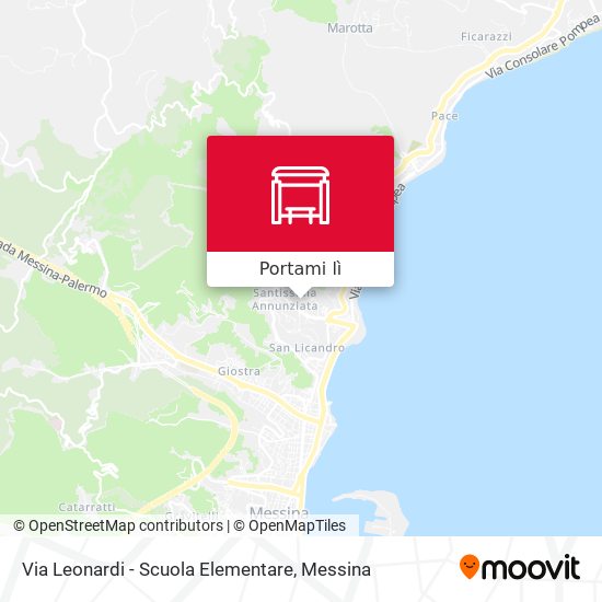 Mappa Via Leonardi - Scuola Elementare