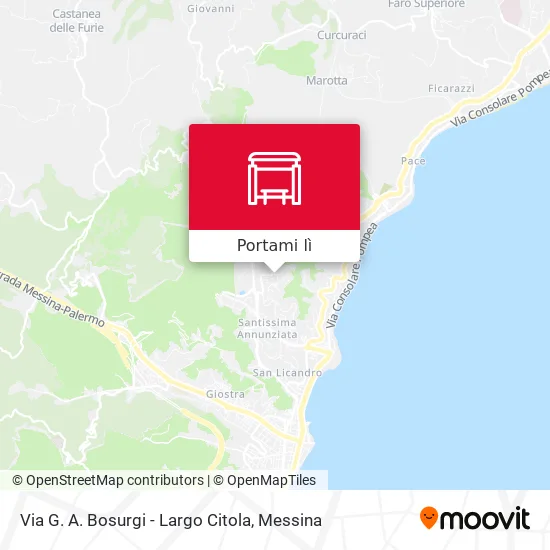 Mappa Via G. A. Bosurgi - Largo Citola