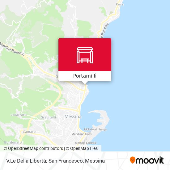 Mappa V.Le Della Libertà;  San Francesco