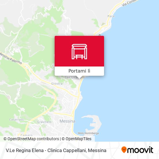 Mappa V.Le Regina Elena - Clinica Cappellani