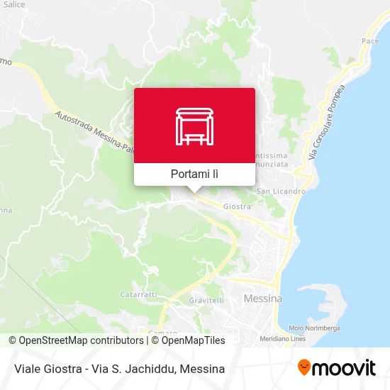 Mappa Viale Giostra - Via S. Jachiddu