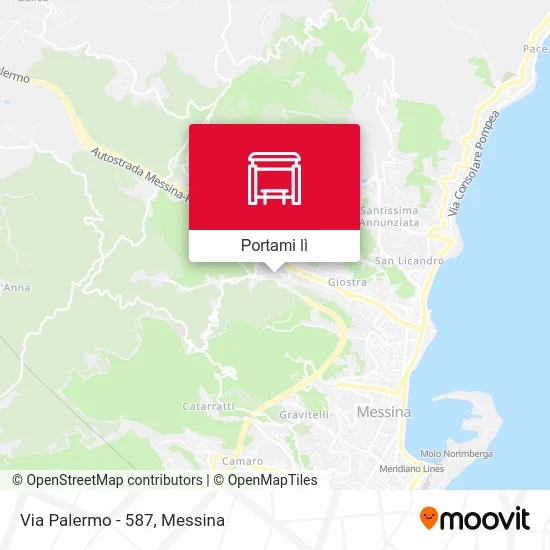 Mappa Via Palermo - 587