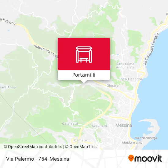 Mappa Via Palermo - 754