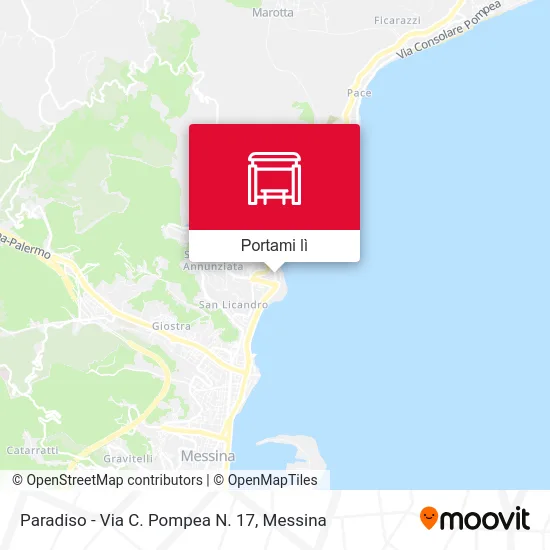 Mappa Paradiso - Via C. Pompea N. 17