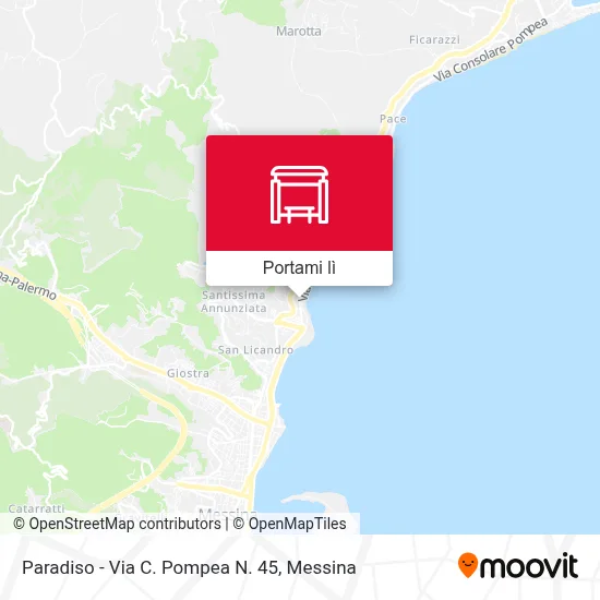 Mappa Paradiso - Via C. Pompea N. 45