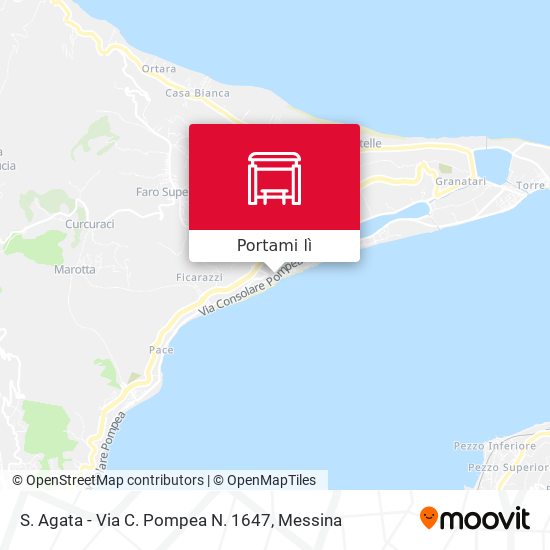 Mappa S. Agata - Via C. Pompea N. 1647