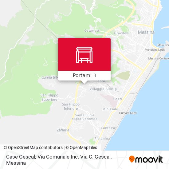 Mappa Case Gescal; Via Comunale Inc. Via C. Gescal