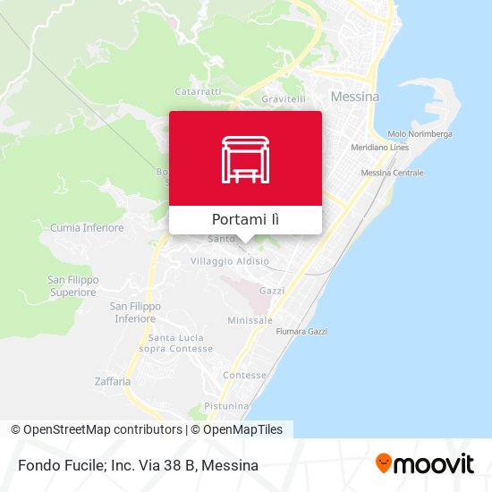 Mappa Fondo Fucile; Inc. Via 38 B