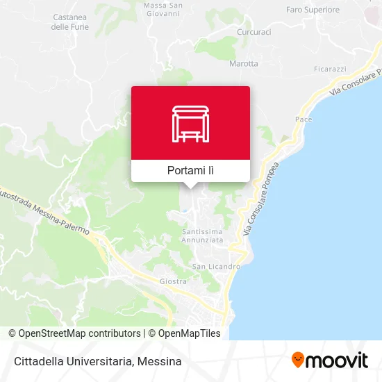 Mappa Cittadella Universitaria