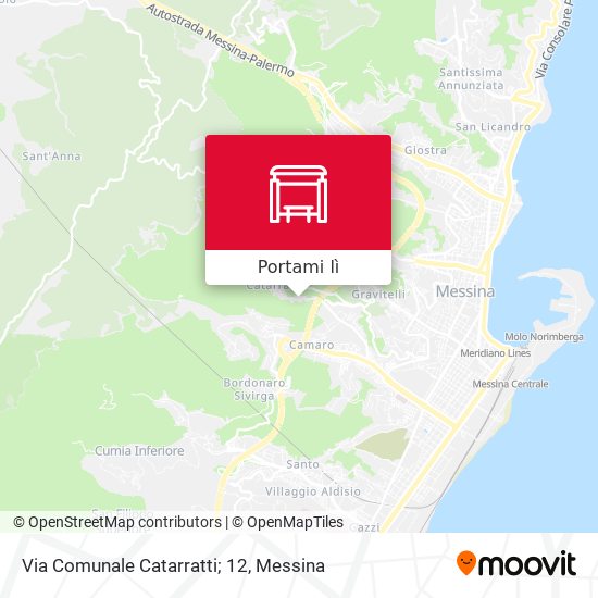 Mappa Via Comunale Catarratti; 12