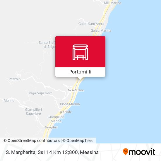 Mappa S. Margherita; Ss114 Km 12;800